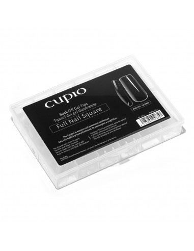 Tips Solubles en Gel Cupio 240 pcs - Carré