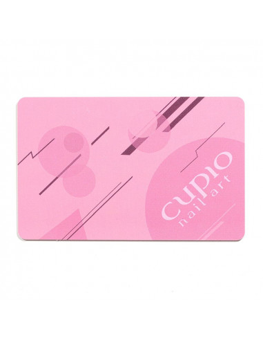 Cupio Nail Art Stamping Scraper Card - Pink